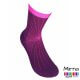 Violette Kompressionssocken Sport mit Muster im xunt Onlineshop