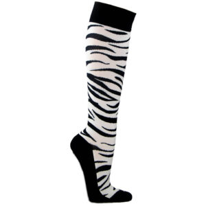 kniehohe Kompressionsstrümpfe mit Zebra Muster von xunt